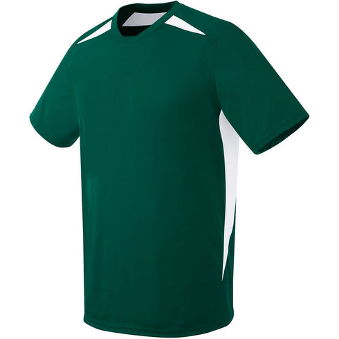 Russell Athletic Adult Hawk Jersey (322870), Color 'Forest/White'